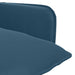 Fauteuil Blauw fluweel