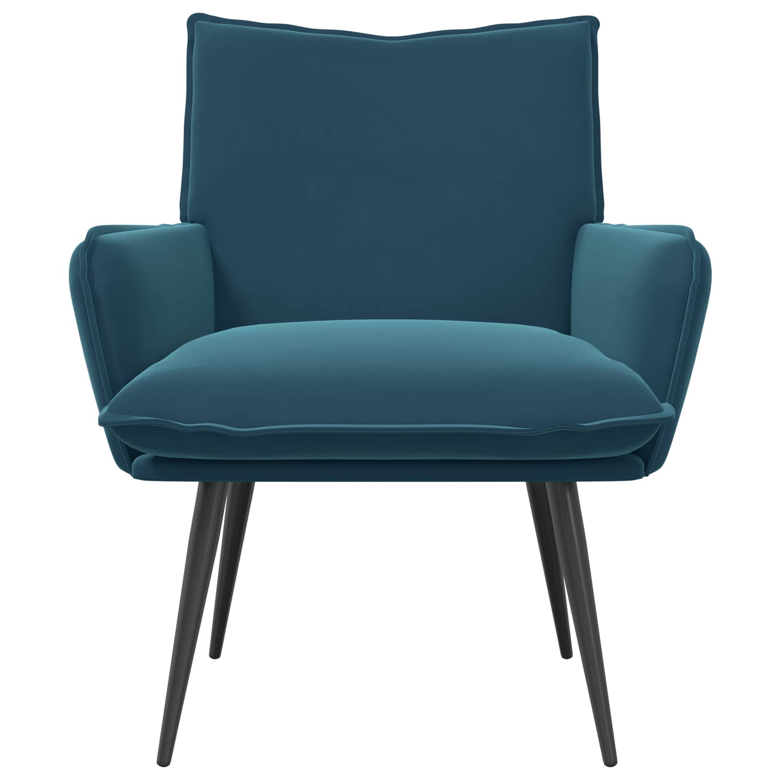 Fauteuil Blauw fluweel