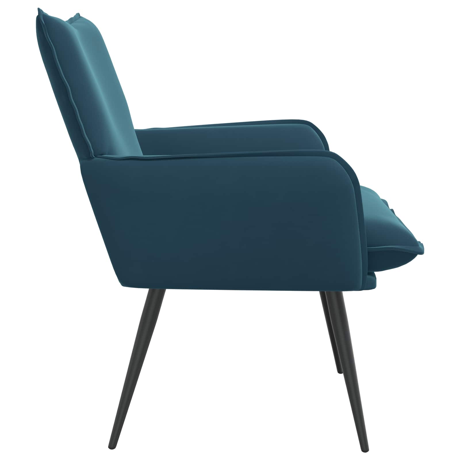 Fauteuil Blauw fluweel