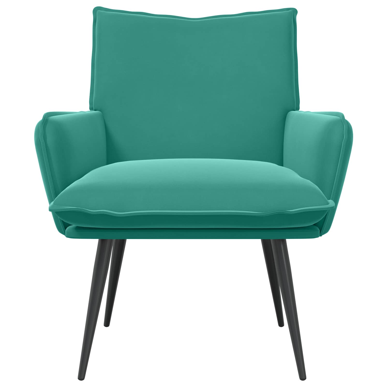 Fauteuil Turquoise fluweel