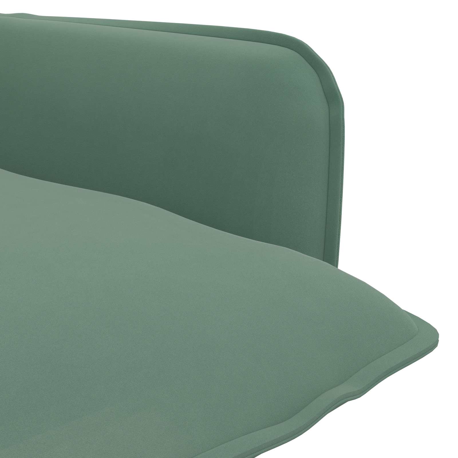 Fauteuil Zeegroen fluweel