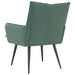 Fauteuil Zeegroen fluweel