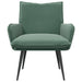 Fauteuil Zeegroen fluweel