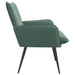 Fauteuil Zeegroen fluweel