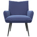 Fauteuil Politieblauw fluweel