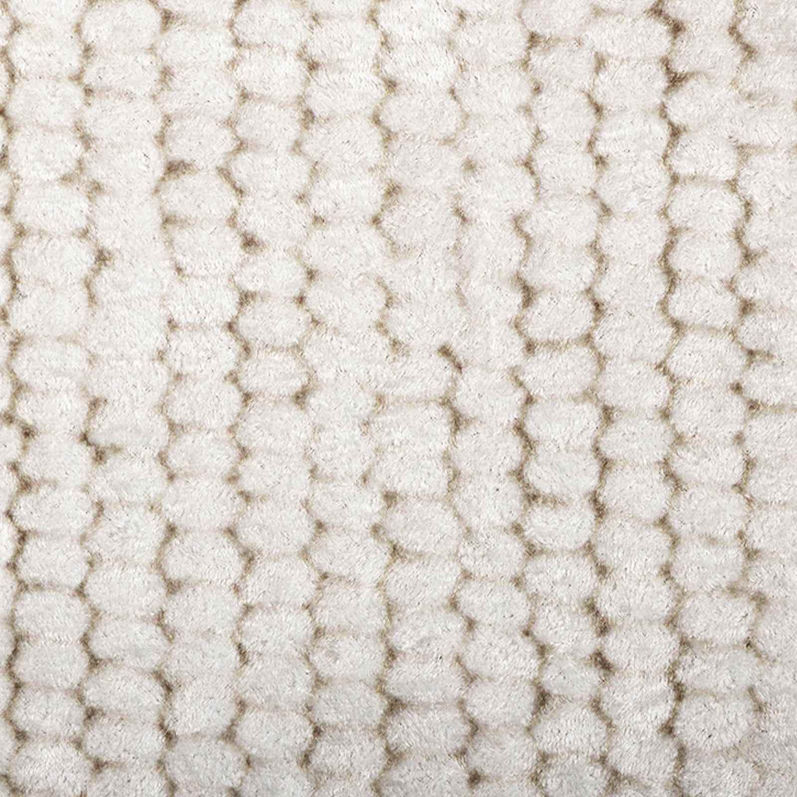 Vloerkleed Crèmekleurig 50 x 300 cm 100% Polyester 3 mm Wasbaar