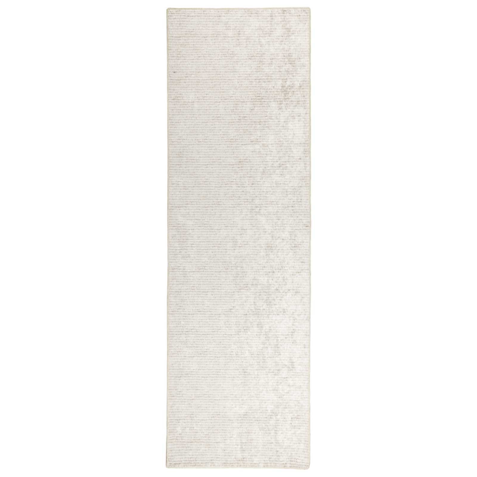 Vloerkleed Crèmekleurig 80 x 400 cm 100% Polyester 3 mm Wasbaar