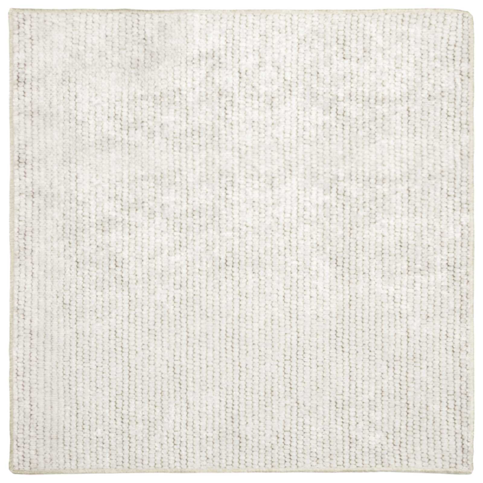 Vloerkleed Crèmekleurig 100 x 100 cm 100% Polyester 3 mm