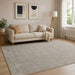 Vloerkleed Beige 190 x 300 cm 100% Polyester 3 mm Wasbaar