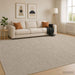 Vloerkleed Beige 300 x 400 cm 100% Polyester 3 mm Wasbaar