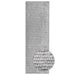 Vloerkleed Grijs 80 x 150 cm 100% Polyester 3 mm Wasbaar