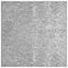 Vloerkleed Grijs 100 x 100 cm 100% Polyester 3 mm Wasbaar