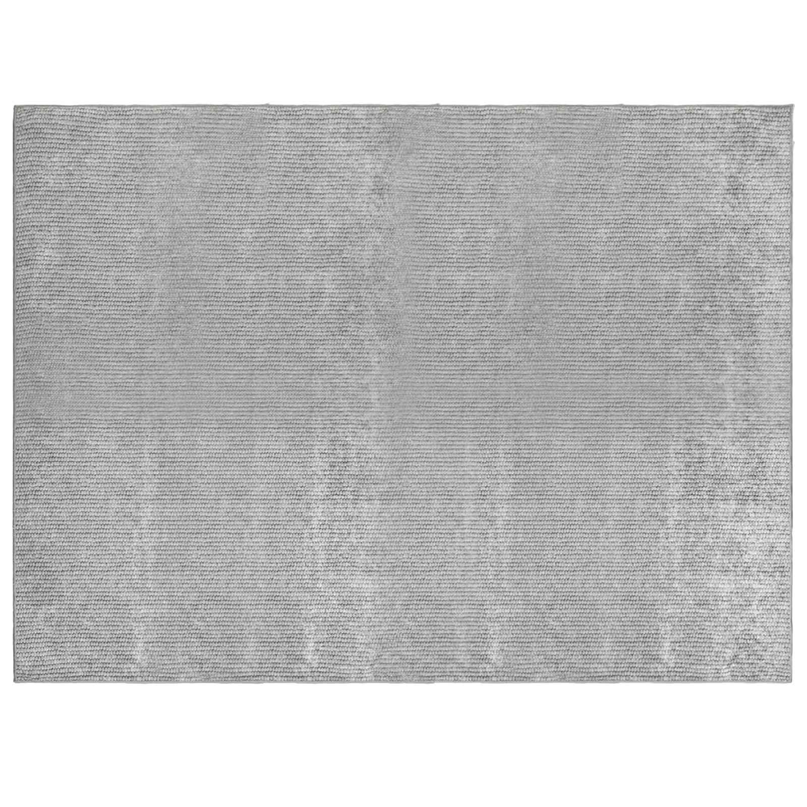 Vloerkleed Grijs 300 x 400 cm 100% Polyester 3 mm Wasbaar