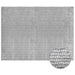Vloerkleed Grijs 300 x 400 cm 100% Polyester 3 mm Wasbaar