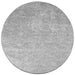 Vloerkleed Grijs Ø 120 cm 100% Polyester 3 mm Wasbaar