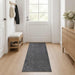 Vloerkleed Antraciet 80 x 150 cm 100% Polyester 3 mm Wasbaar