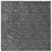 Vloerkleed Antraciet 100 x 100 cm 100% Polyester 3 mm Wasbaar