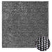 Vloerkleed Antraciet 100 x 100 cm 100% Polyester 3 mm Wasbaar