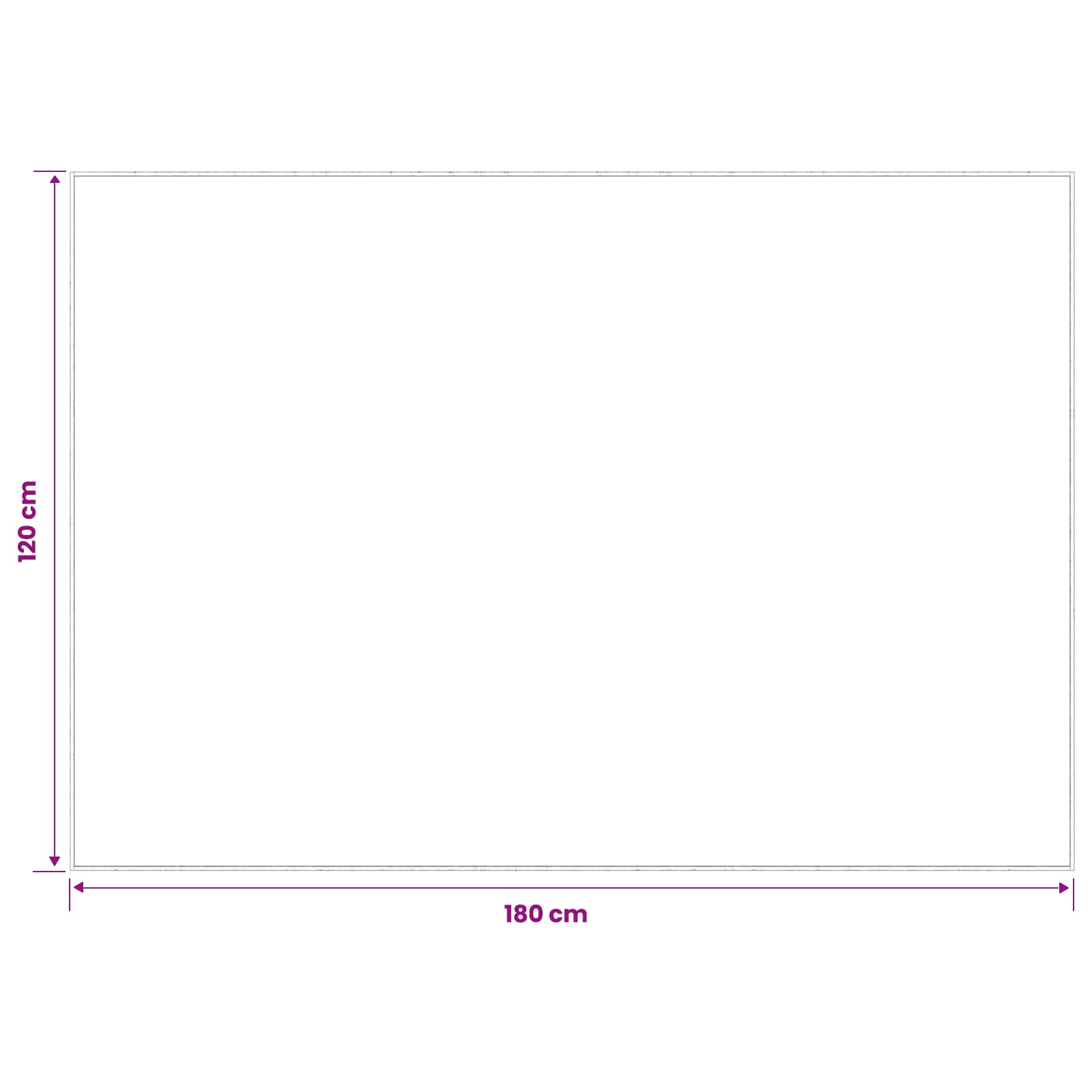 Vloerkleed Antraciet 120 x 180 cm 100% Polyester 3 mm Wasbaar