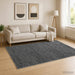 Vloerkleed Antraciet 160 x 230 cm 100% Polyester 3 mm Wasbaar