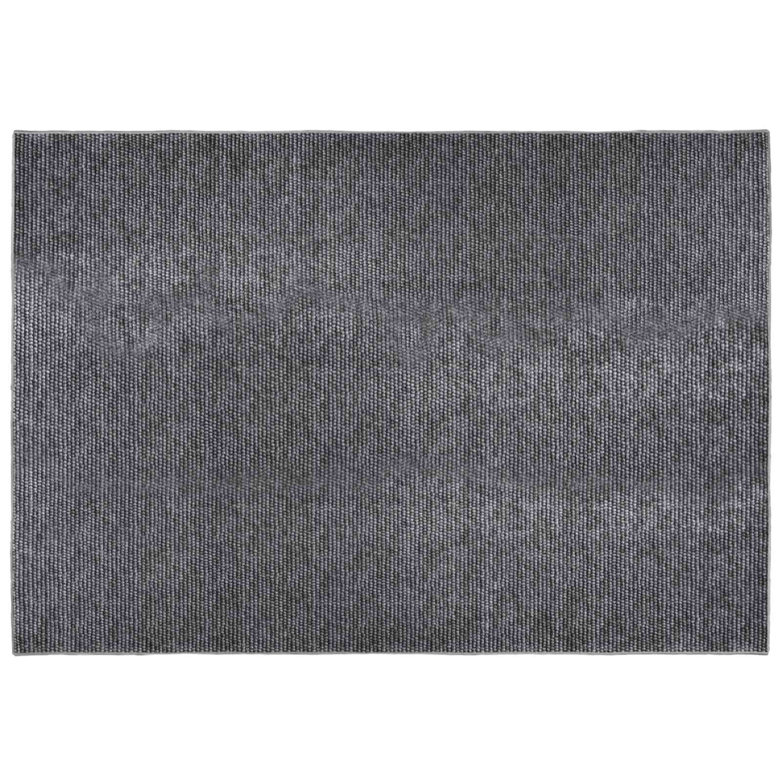 Vloerkleed Antraciet 190 x 300 cm 100% Polyester 3 mm Wasbaar
