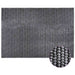 Vloerkleed Antraciet 190 x 300 cm 100% Polyester 3 mm Wasbaar