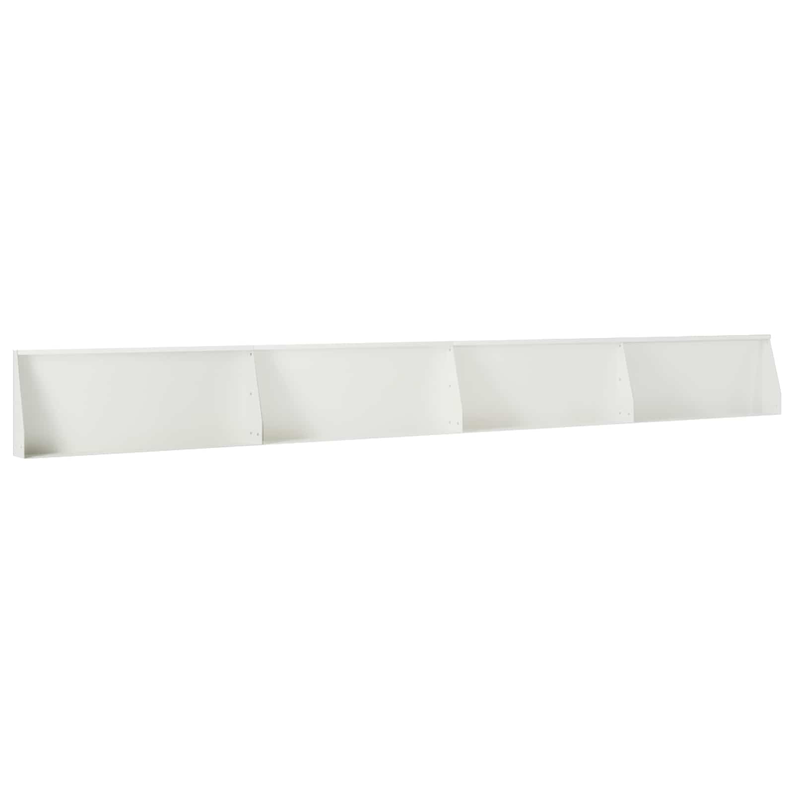 Keerwand 4 st 100 x 12 x 30 cm Staal Wit