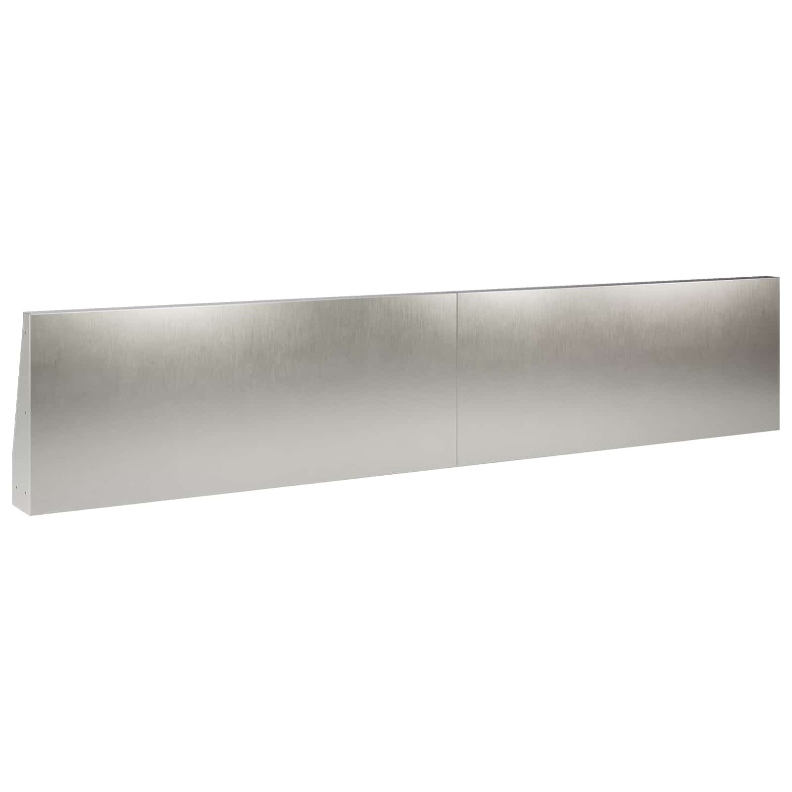 Keerwand 4 st 100 x 12 x 30 cm Gegalvaniseerd staal zilver