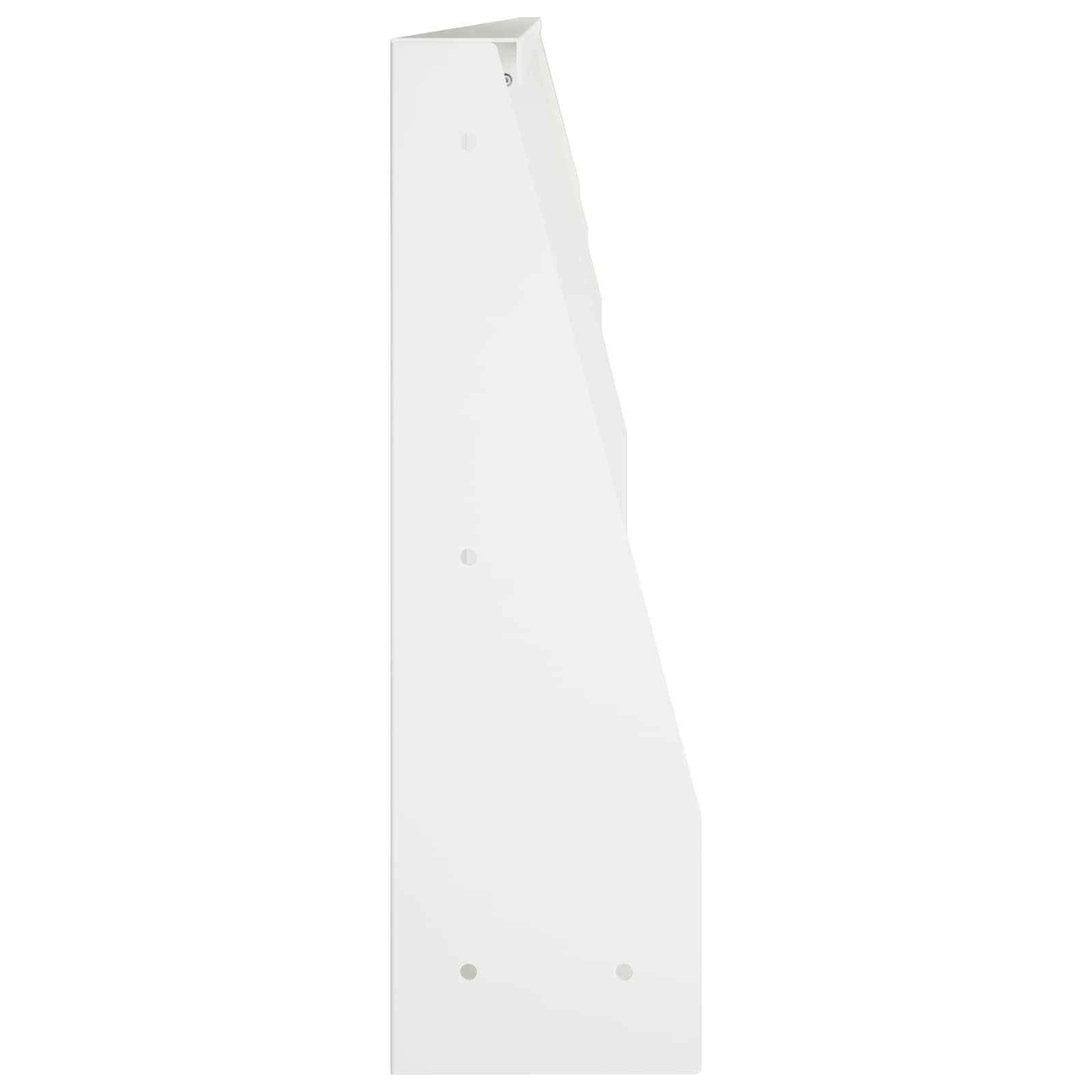 Keerwand 4 st 100 x 12 x 40 cm Staal Wit
