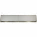 Keerwand 4 st 100 x 12 x 40 cm Roestvrij staal zilver
