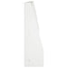 Keerwand 4 st 100 x 12 x 50 cm Staal Wit