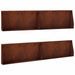 Keerwand 4 st 100 x 12 x 50 cm weervast staal Roestkleurig