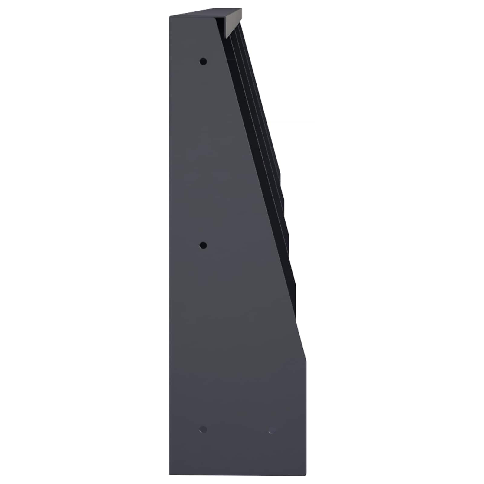 Keerwand 4 st 40 x 12 x 30 cm Staal Antraciet