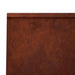 Keerwand 4 st 40 x 12 x 30 cm weervast staal Roestkleurig