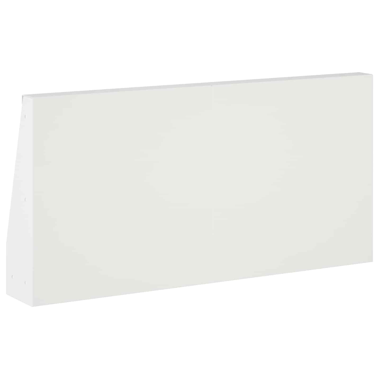 Keerwand 4 st 40 x 12 x 40 cm Staal Wit