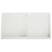 Keerwand 4 st 40 x 12 x 40 cm Staal Wit