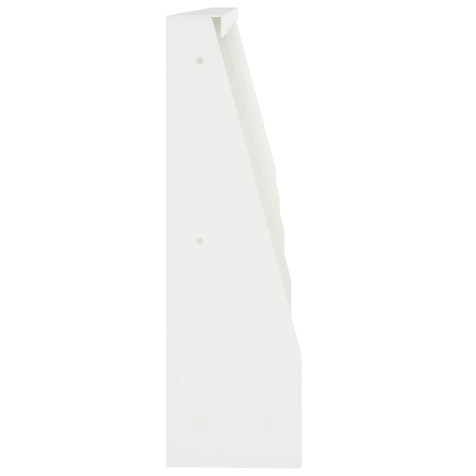 Keerwand 4 st 40 x 12 x 40 cm Staal Wit