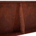 Keerwand 4 st 40 x 12 x 40 cm weervast staal Roestkleurig