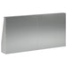 Keerwand 4 st 40 x 12 x 50 cm Gegalvaniseerd staal zilver