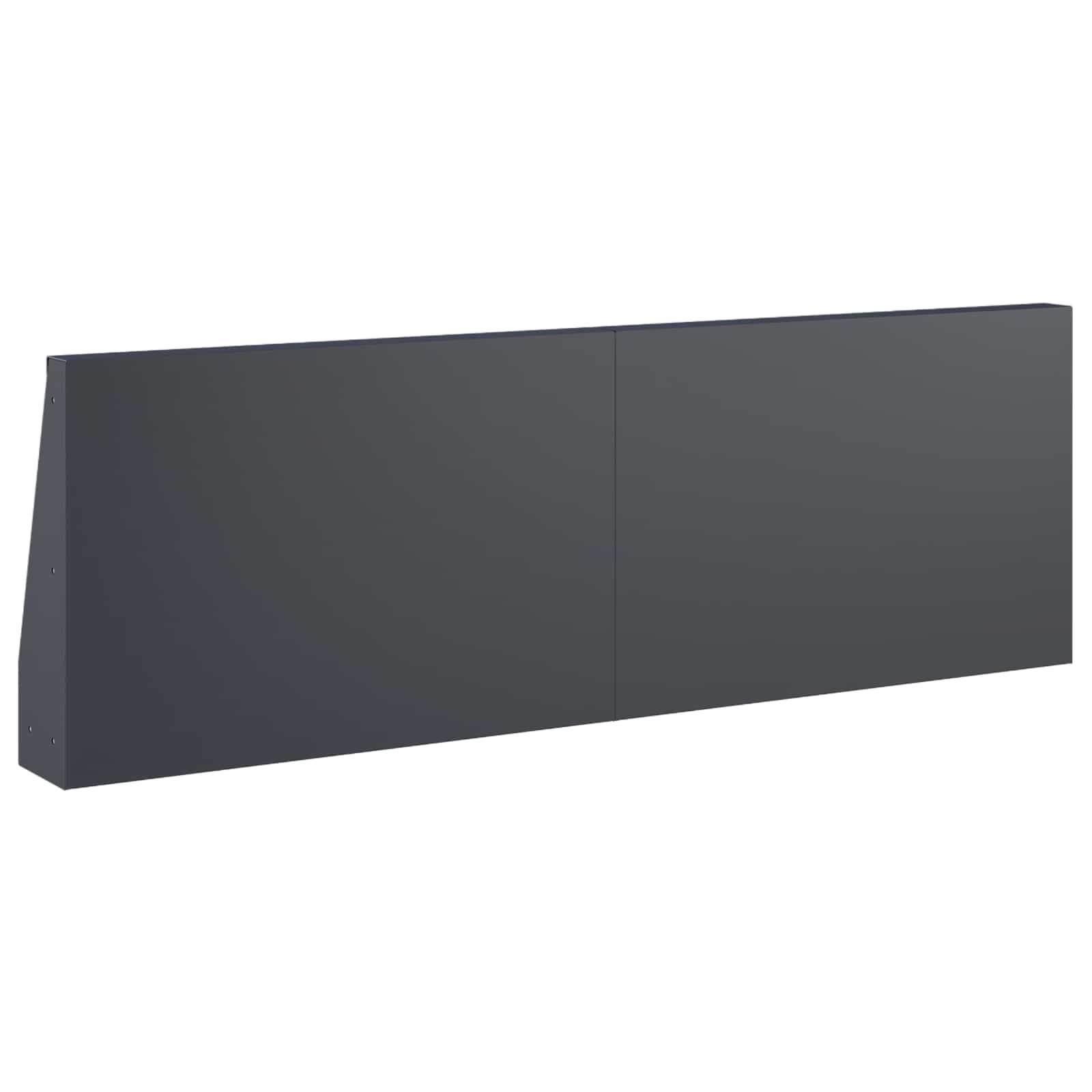 Keerwand 4 st 60 x 12 x 30 cm Staal Antraciet