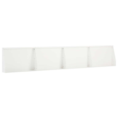 Keerwand 4 st 60 x 12 x 50 cm Staal Wit