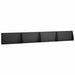 Keerwand 4 st 80 x 12 x 30 cm Staal Zwart