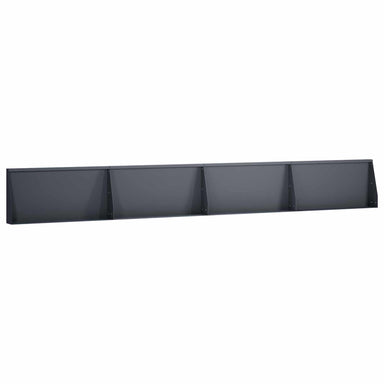 Keerwand 4 st 80 x 12 x 30 cm Staal Antraciet