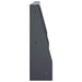 Keerwand 4 st 80 x 12 x 30 cm Staal Antraciet