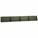 Keerwand 4 st 80 x 12 x 30 cm Staal Olijfgroen