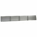 Keerwand 4 st 80 x 12 x 30 cm Gegalvaniseerd staal zilver