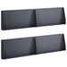Keerwand 4 st 80 x 12 x 40 cm Staal Antraciet