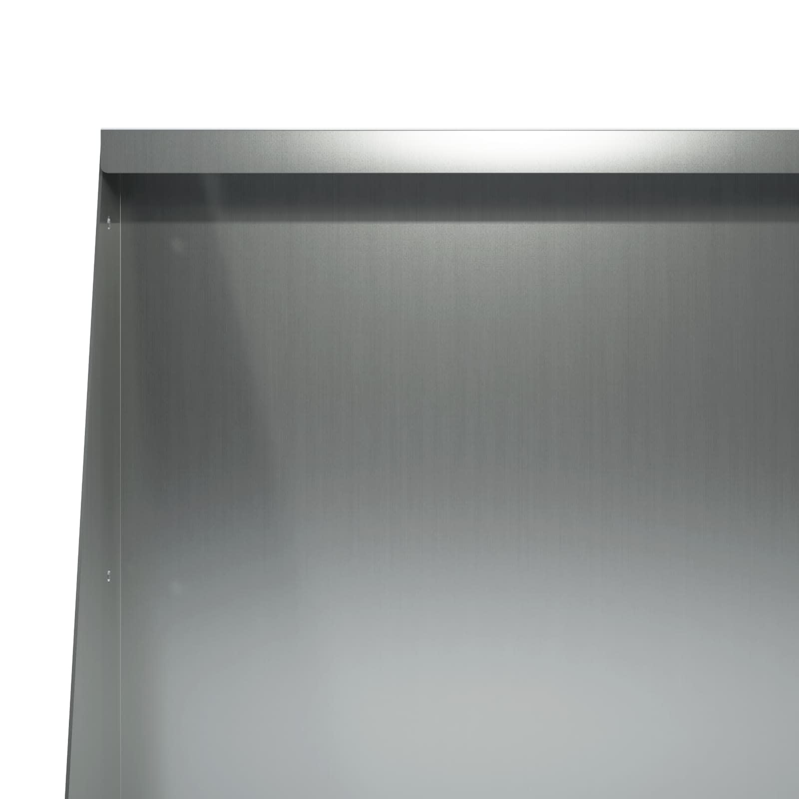 Keerwand 4 st 80 x 12 x 40 cm Gegalvaniseerd staal zilver