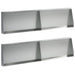 Keerwand 4 st 80 x 12 x 40 cm Gegalvaniseerd staal zilver