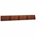 Keerwand 4 st 80 x 12 x 40 cm weervast staal Roestkleurig
